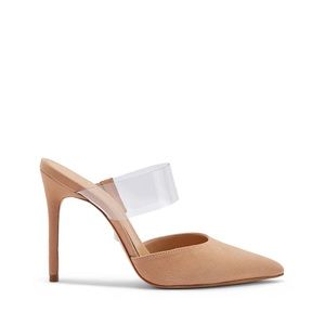 Sionne Suede & Vinyl Mule SCHUTZ